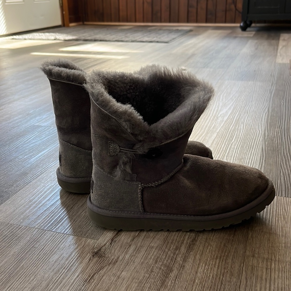 Grey Bailey Button Uggs - image 1